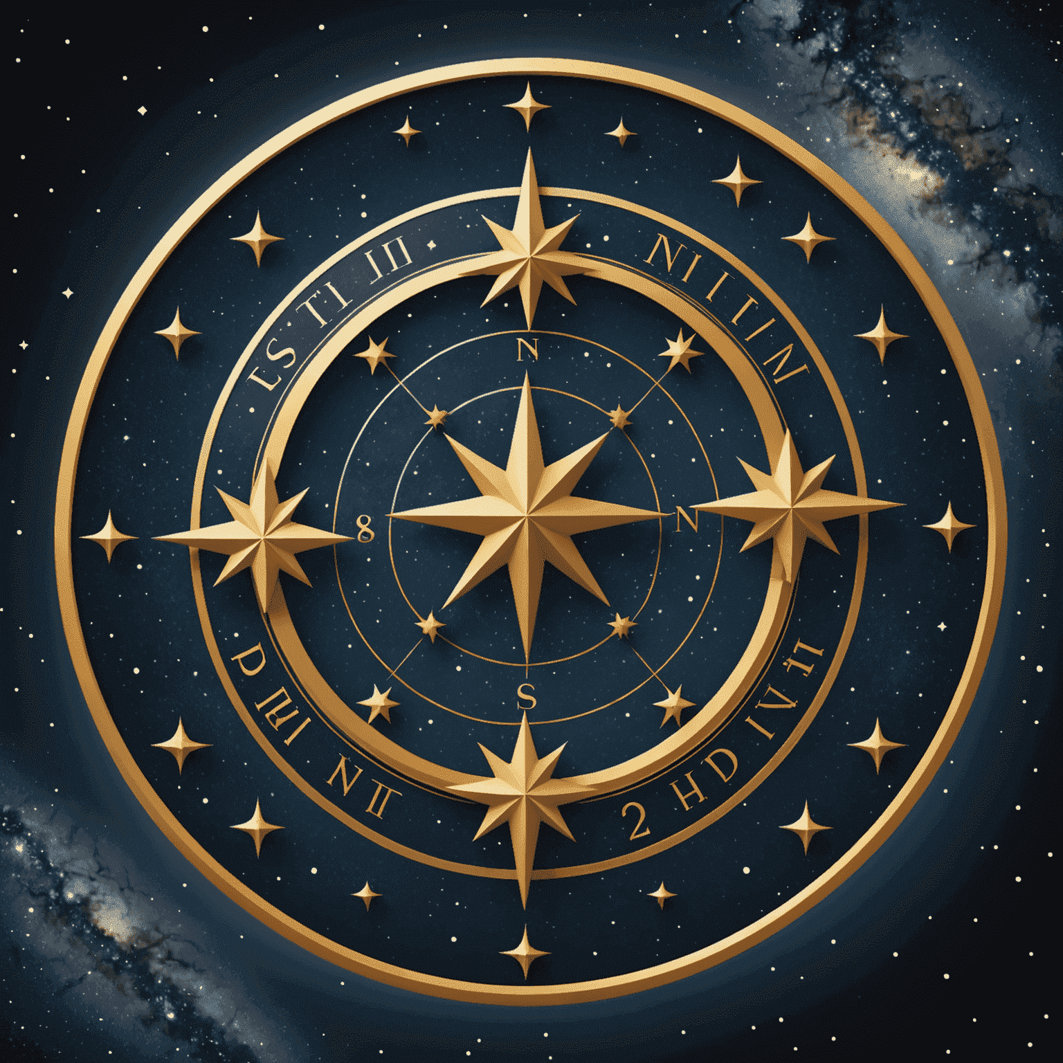 Logo de StarSign Insights Portal News - Un logo élégant avec des étoiles et des symboles zodiacaux sur un fond de ciel nocturne