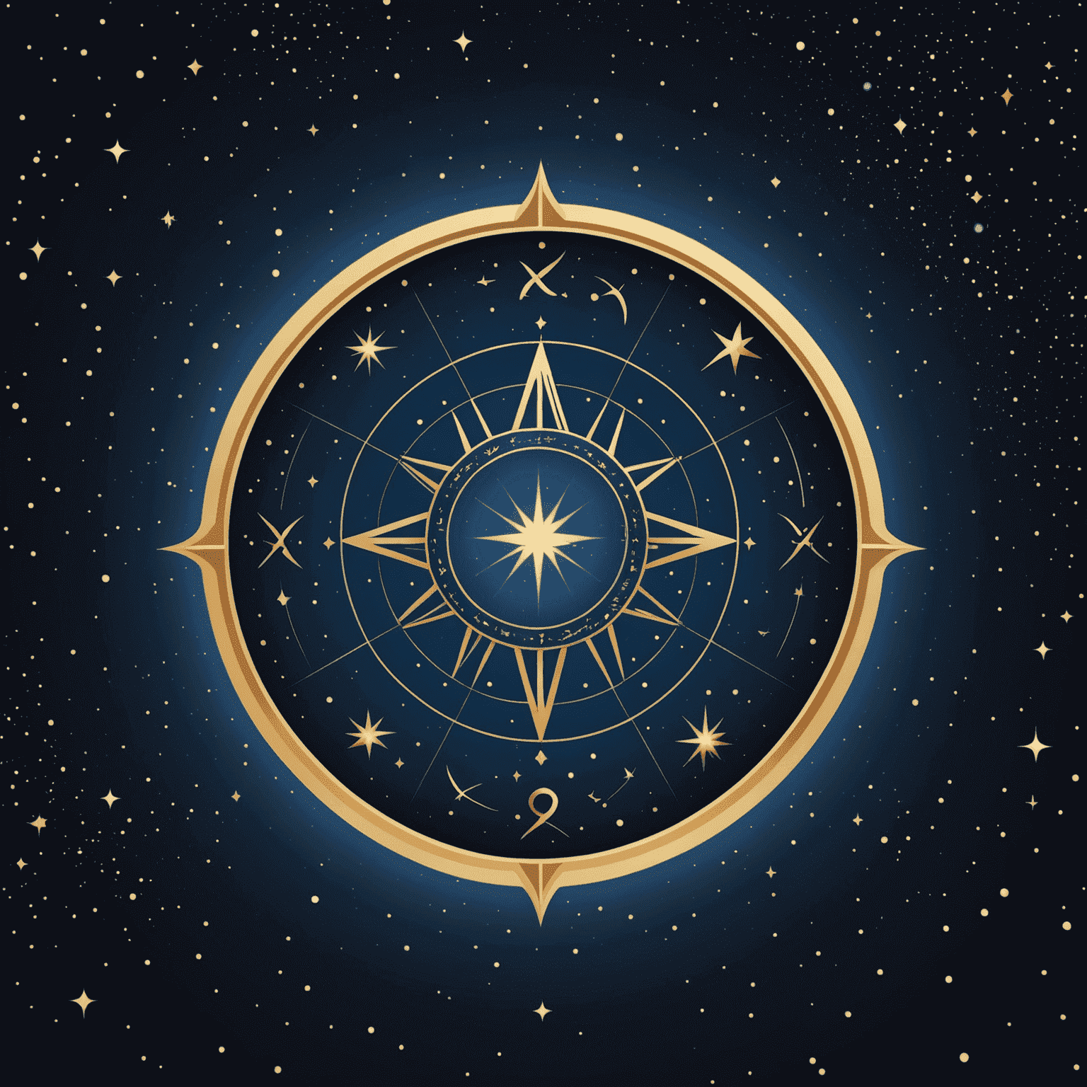 Logo de StarSign Insights Portal News - Un logo élégant avec des étoiles et des symboles zodiacaux sur un fond de ciel nocturne