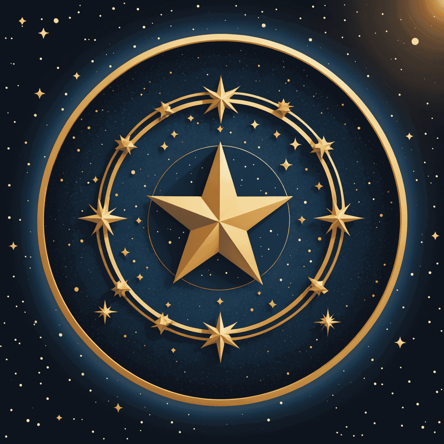 Logo de StarSign Insights Portal News - Un logo élégant avec des étoiles et des symboles zodiacaux sur un fond de ciel nocturne